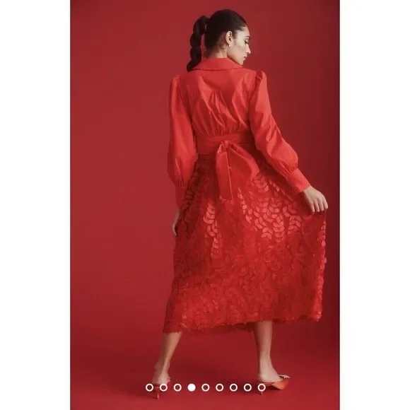 New Anthropologie Sunday in Brooklyn Dimensional Petal Skirt size Medium